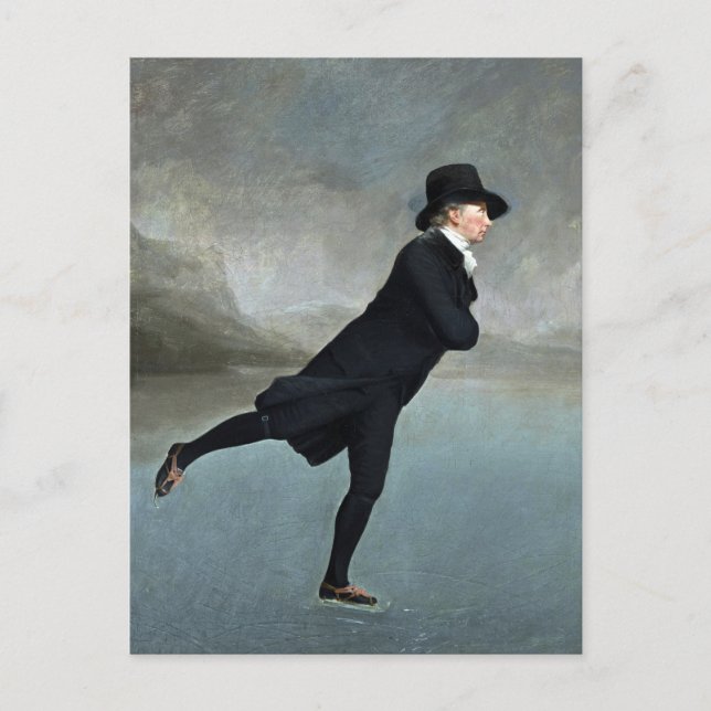 Das Gemälde des Skaten-Ministers von Henry Raeburn Postkarte (Vorderseite)