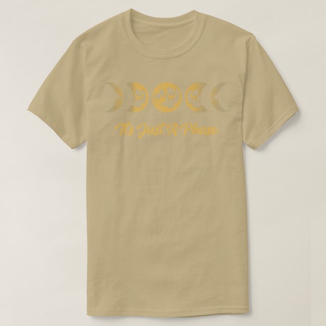 Das gerade mal eine Phase-Moon-Phase-Raumfahrtwiss T-Shirt (Design vorne)