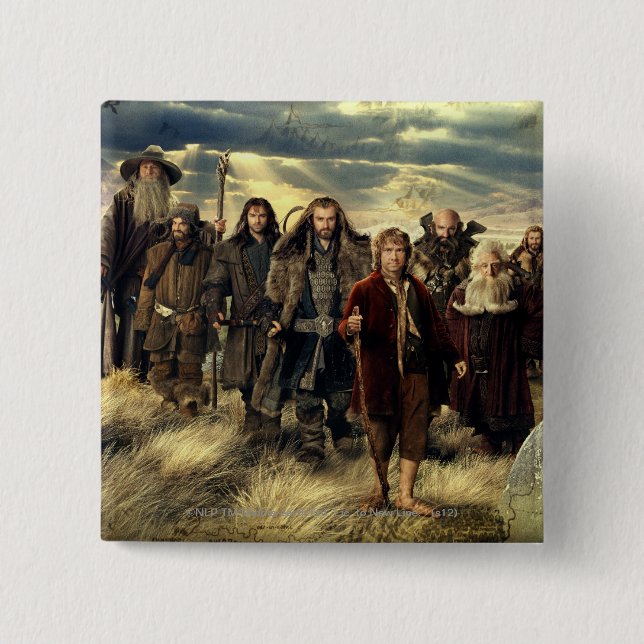 Das Gerahmte Unternehmen Button (Vorderseite)