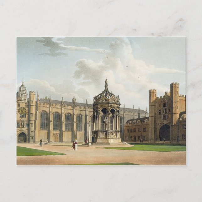Das Gericht der Dreifaltigkeit Uni, Cambridge, von Postkarte (Vorderseite)