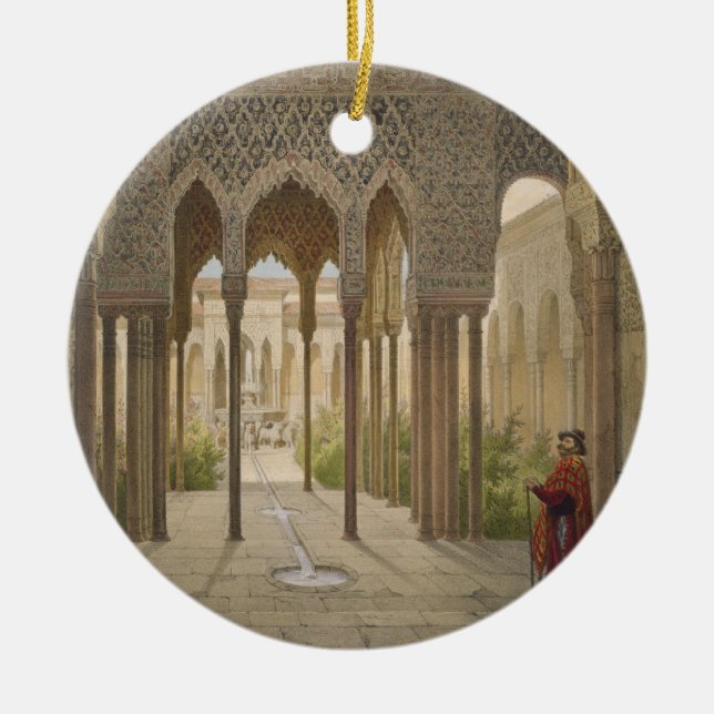 Das Gericht der Löwen, das Alhambra, Granada, 185 Keramikornament (Vorne)