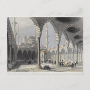 Das Gericht der Moschee des Sultans Achmet, Postkarte