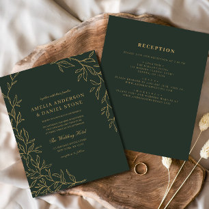 Das gesamte Budget für eine grüne Goldhochzeit Flyer