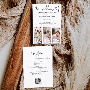 Das gesamte Budget in einem QR-Code Hochzeitscodie