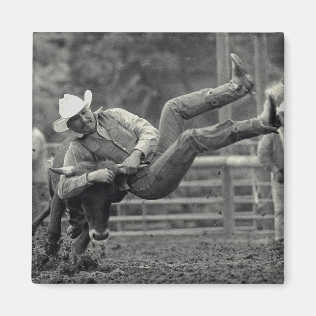 Das gesamte indische Rodeo im Tal von Tygh, Oregon Magnet (Vorne)