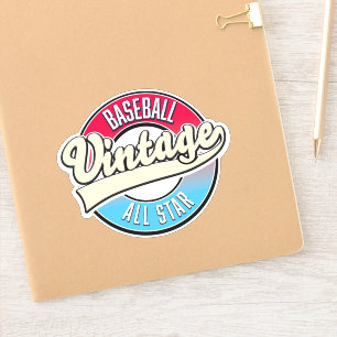 Das gesamte Star-Baseball-Logo Aufkleber