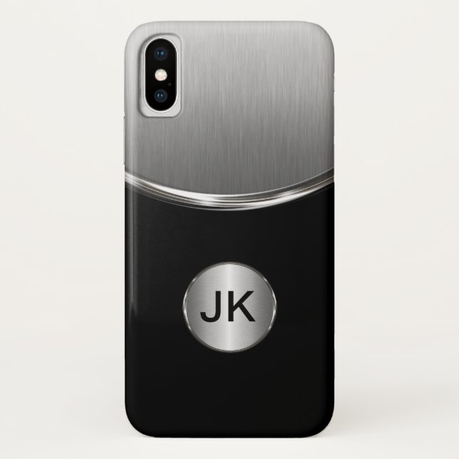 Das Geschäfts-berufliches Monogramm der Männer Case-Mate iPhone Hülle (Rückseite)