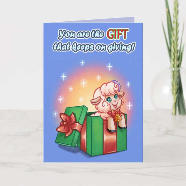 Das Geschenk, das Giving (feat. Lambellyn) Card Be Einladung (Vorderseite)