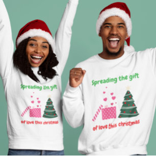 Das Geschenk der Liebe in diesem Weihnachtsfest Sweatshirt