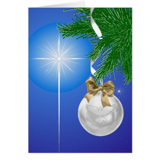 Das Geschenk der Weihnachtsfeiertags-Gruß-Karte Karte