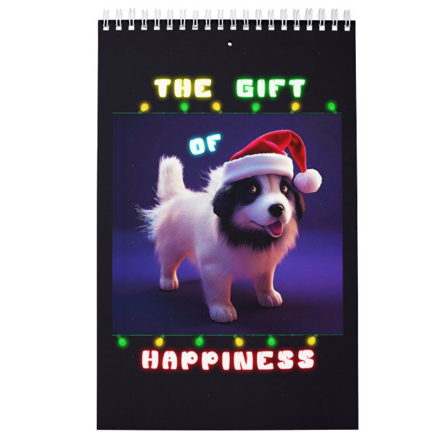 Das Geschenk des Glücks Welpe 25. Dezember Weihnac Kalender (Titelbild)