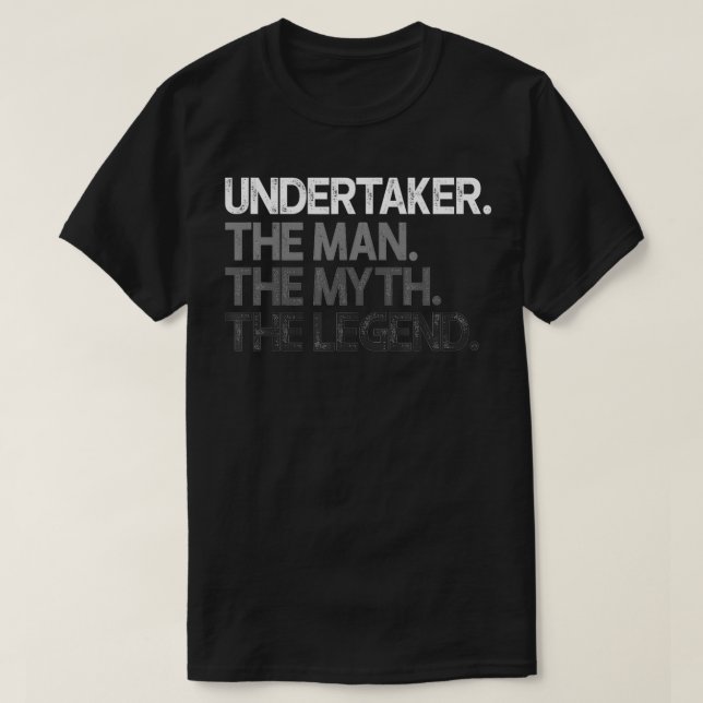 Das Geschenk des Man Myth Legend T-Shirt (Design vorne)