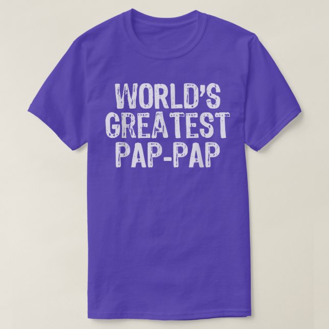 Das Geschenk des Vaters Chr. zum größten PapPap-Ta T-Shirt (Design vorne)