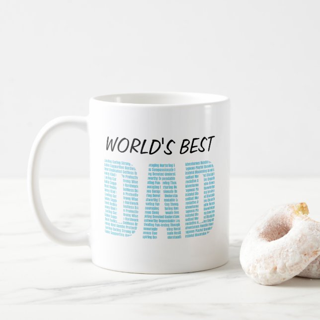 Das Geschenk des Weltbesten Vaters Kaffeetasse (Mit Donut)