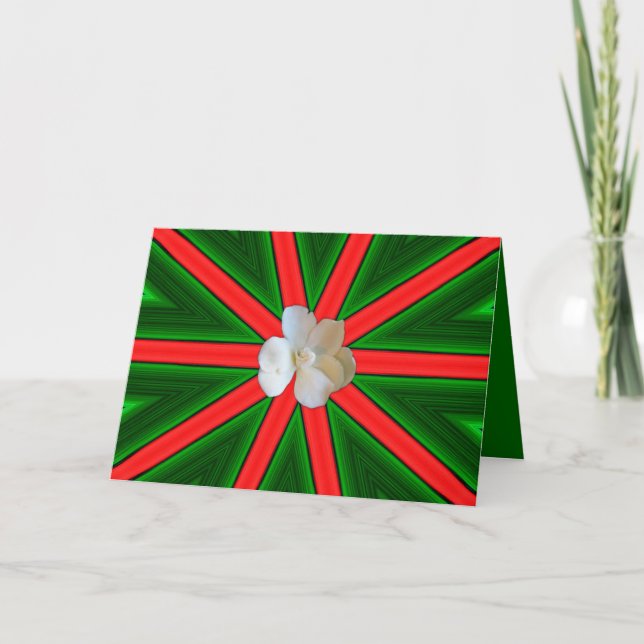 Das Geschenk! Feiertagskarte (Vorderseite)