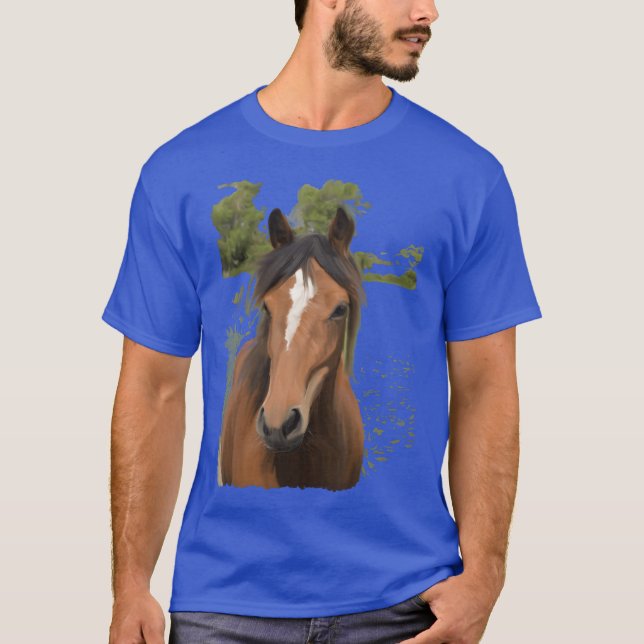 Das Geschenk für das Pferd T-Shirt (Vorderseite)