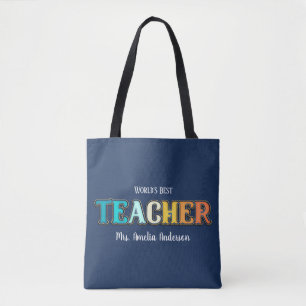 Das Geschenk von Sunset World für den besten Lehre Tasche