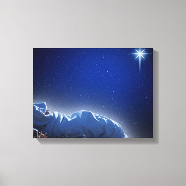 Das Geschenk von Weihnachten Leinwanddruck (Vorderseite)