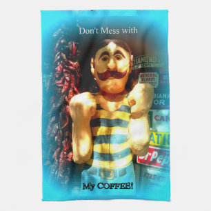 das Geschirrtuch des Kaffeeliebhabers