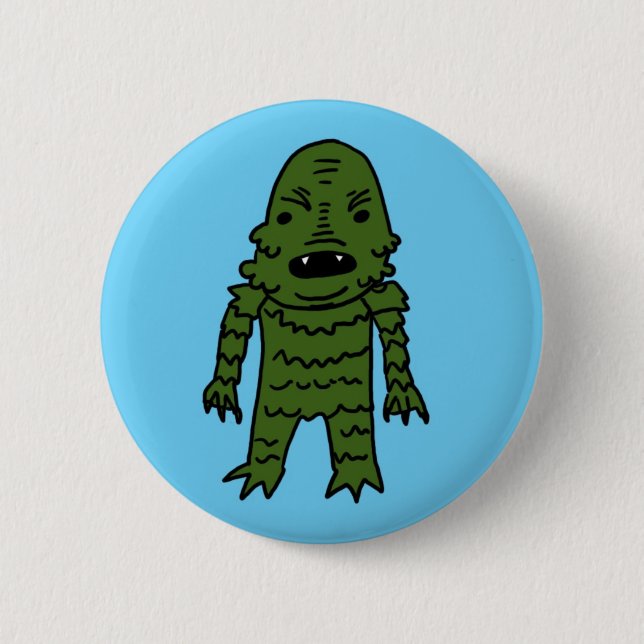 Das Geschöpf von der schwarzen Lagune Button (Vorderseite)
