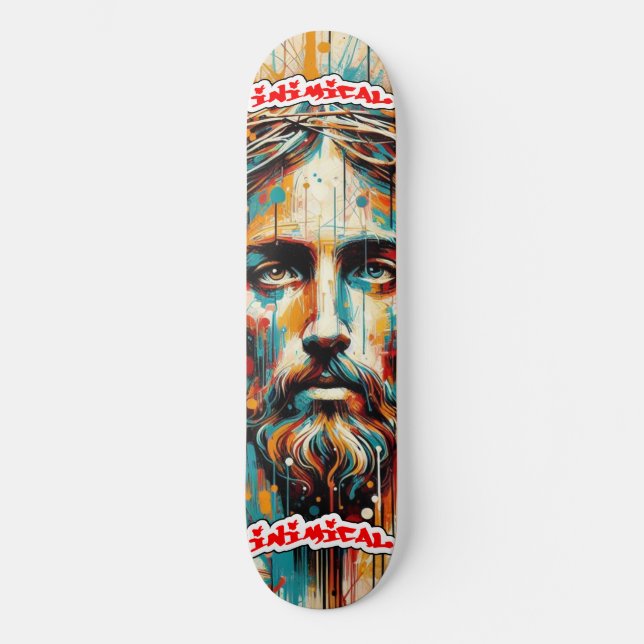 Das Gesicht Christi Skateboard (Vorderseite)