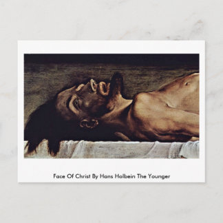 Das Gesicht Christi von Hans Holbein dem Jüngeren Postkarte