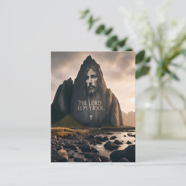 Das Gesicht der Herren auf dem Felsberg Postkarte (Stehend Vorderseite)