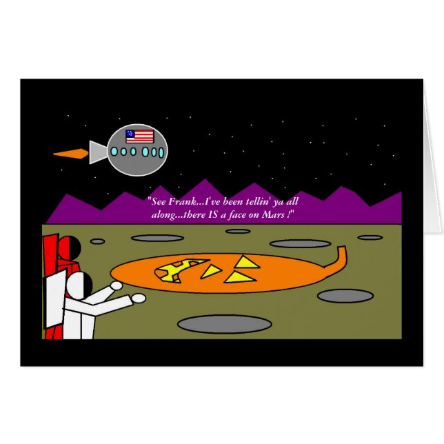 Das Gesicht der Mars (Vorderseite (Horizontal))