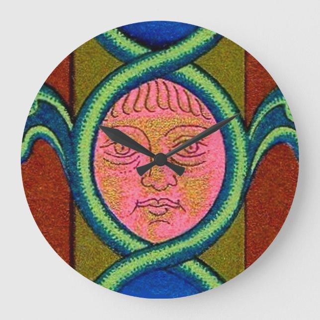 Das Gesicht des 16. Jahrhunderts Große Wanduhr (Vorderseite)