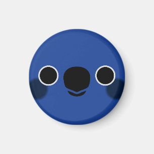 Das Gesicht eines blauen Gewölbes Magnet