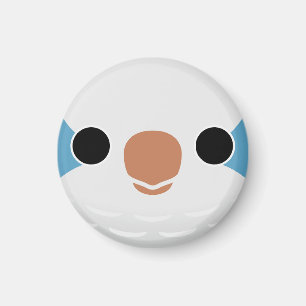 Das Gesicht eines Blaumonk-Parakets Magnet