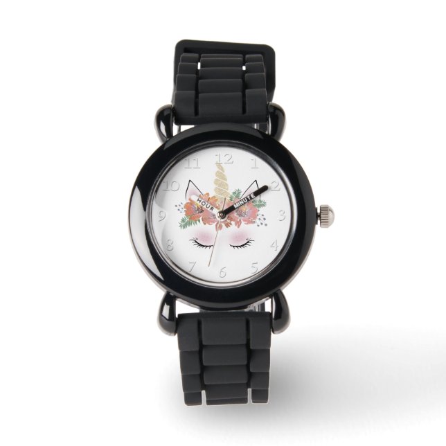 Das Gesicht eines Einhorns. Armbanduhr (Vorderseite)