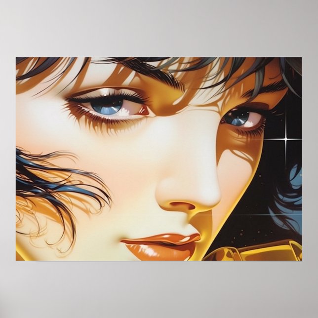 Das Gesicht eines Golden Girl Poster (Vorne)