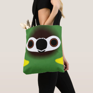 Das Gesicht eines Goldkollibris Tasche