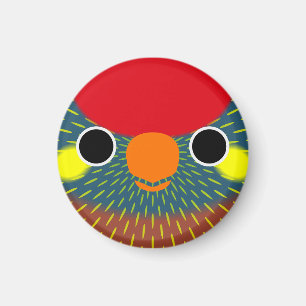 Das Gesicht eines Lorikeets Magnet