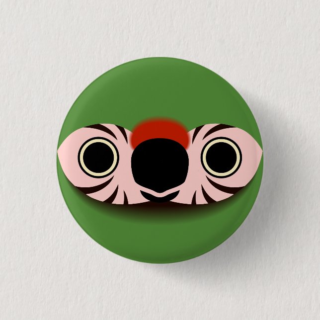 Das Gesicht eines Militärs Button (Vorderseite)