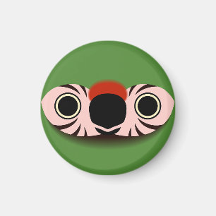 Das Gesicht eines Militärs Magnet
