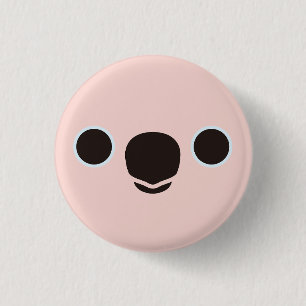 Das Gesicht eines molukkanischen Kakados Button