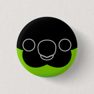 Das Gesicht eines Nanday-Parketts Button