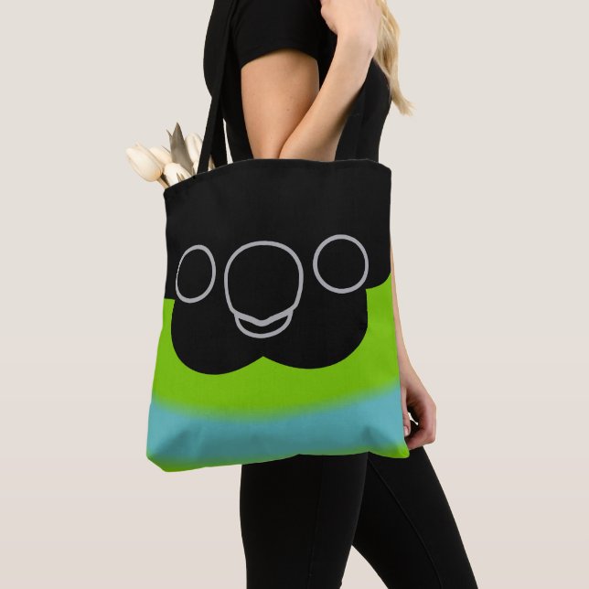 Das Gesicht eines Nanday-Sittichs Tasche (Von Nahem)