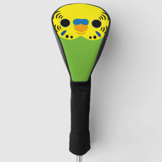Das Gesicht eines normalen männlichen Wellensittic Golf Headcover
