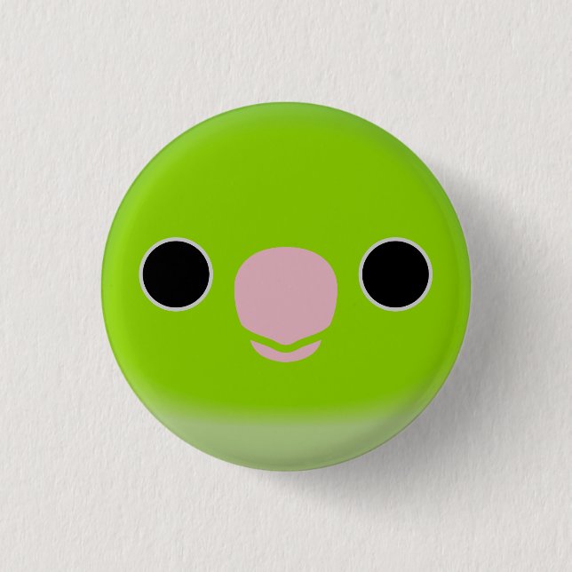Das Gesicht eines normalen weiblichen Pazifik-Sper Button (Vorderseite)