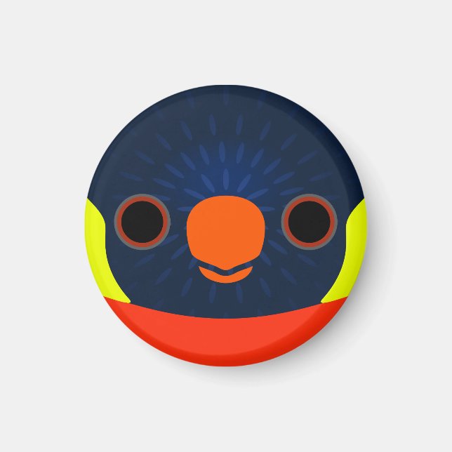 Das Gesicht eines Sonnenuntergangs Magnet (Vorne)