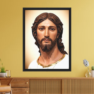 DAS GESICHT JESU von Mark Edward Westerfield 10.08 Leinwanddruck