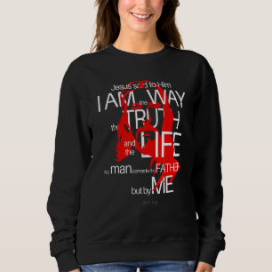 Das Gesicht Jesu, wie das wahre Leben Johannes 146 Sweatshirt