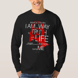 Das Gesicht Jesu, wie das wahre Leben Johannes 146 T-Shirt