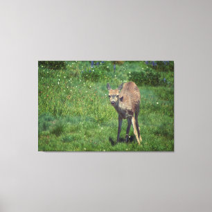 Das Gesicht Leinwanddruck