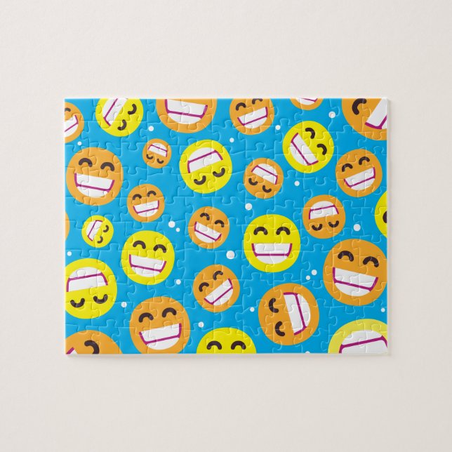Das Gesicht strahlend Augen Niedliche Farben Emoji (Horizontal)
