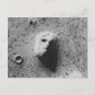 Das GESICHT über MARS-_-Cydonia Mensae Postkarte