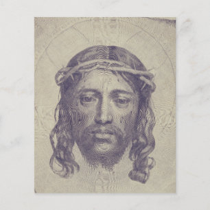 Das Gesicht von Christus auf dem heiligen Schleier